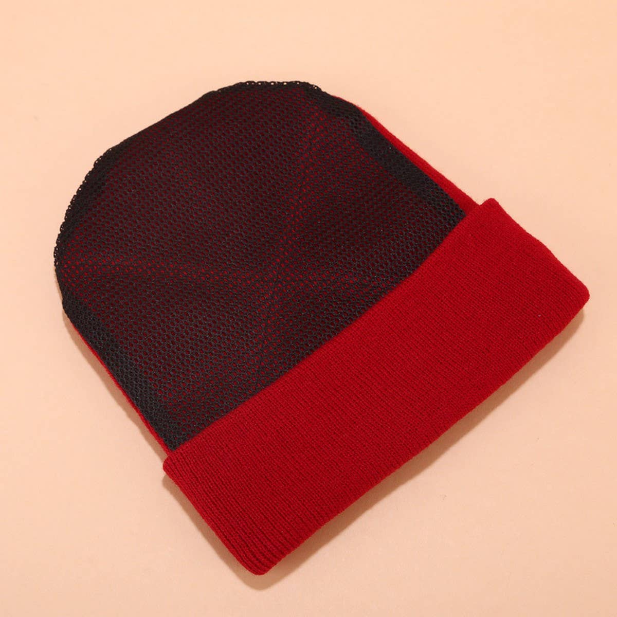 STREET DANCE PLUS WEAR-RESISTANT MESH KNITTED HAT_CWAH2126