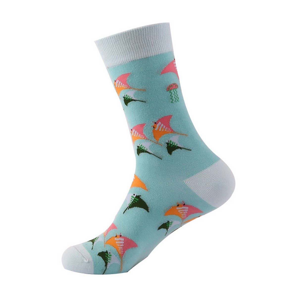 AUTUMN AND WINTER MARINE LIFE MID-TUBE SOCKS_CWMS1025