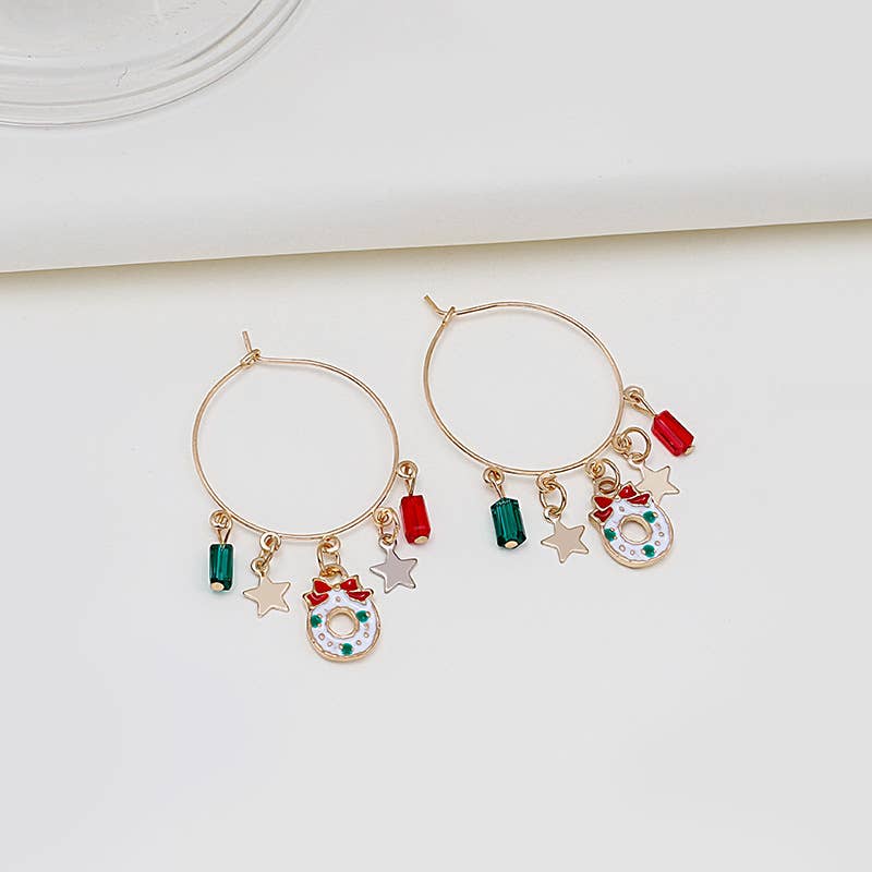 CHRISTMAS EXAGGERATED PERSONALITY EARRINGS
