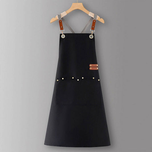 Custom Cotton Canvas Kitchen Apron for Women