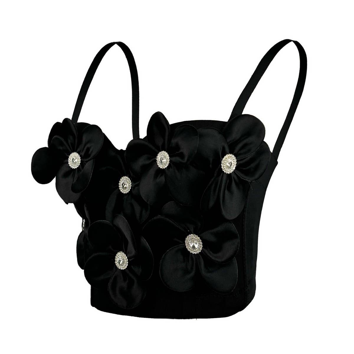 CREATIVE FLOWER HIGH-END HERRINGBONE BRA