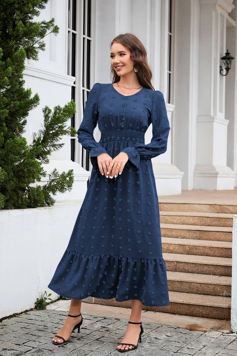 CWDMD4727_FRESH AND SWEET ALL-MATCH DRESS