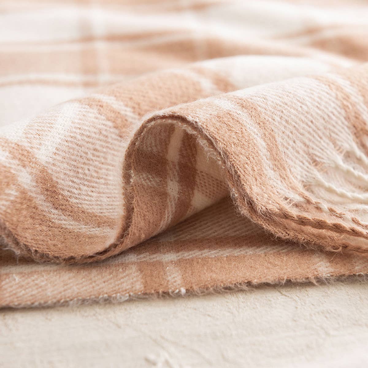 WOMEN CASUAL WARM PLAID SCARF