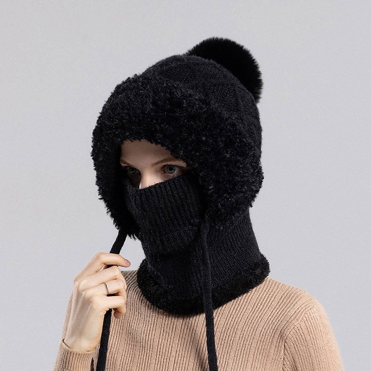 WINTER HAT, MASK, NECK GAITER AND HOOD