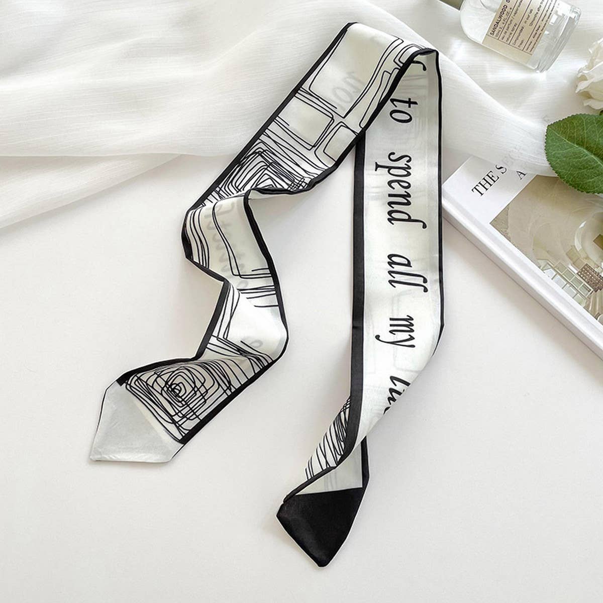 BOW-SHAPED HAIRBAND SCARF_CWASC0740