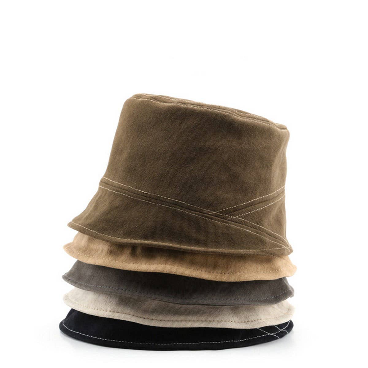 OUTDOOR LEISURE SOLID COLOR SUNSHADE FISHERMAN HAT_CWAH2177