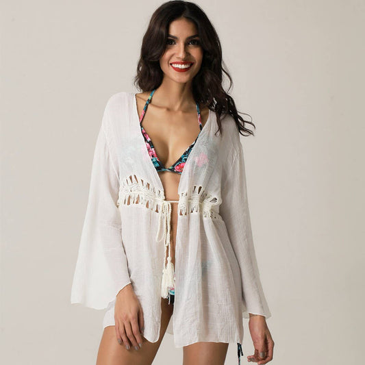 HOLLOW SUN PROTECTION CLOTHING BEACH COVER-UP
