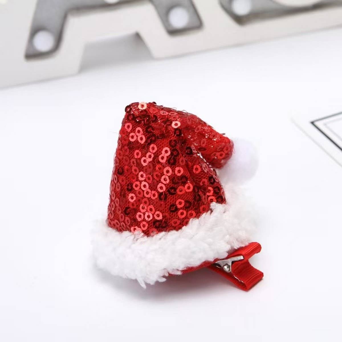 CHRISTMAS DECORATIONS SMALL HAT CHILDREN'S HAIRPIN