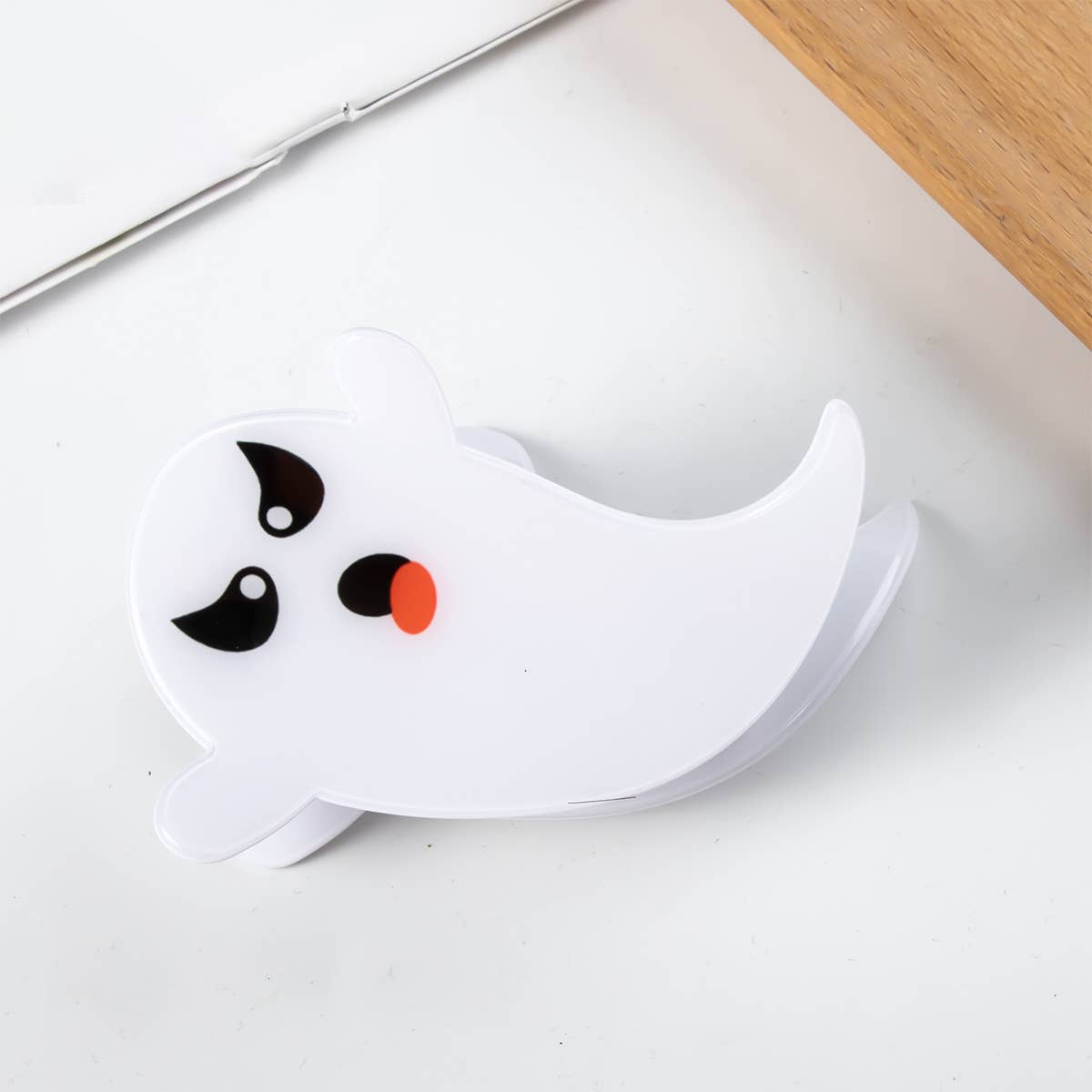 Halloween Ghost Hair Claw, Back Bun Spooky Clip_CWAHA1456