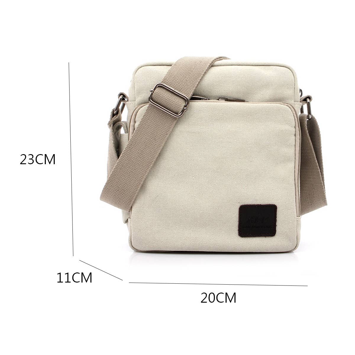 SIMPLE LEISURE TRAVEL CANVAS BAG SHOULDER BAG_CWAB1272