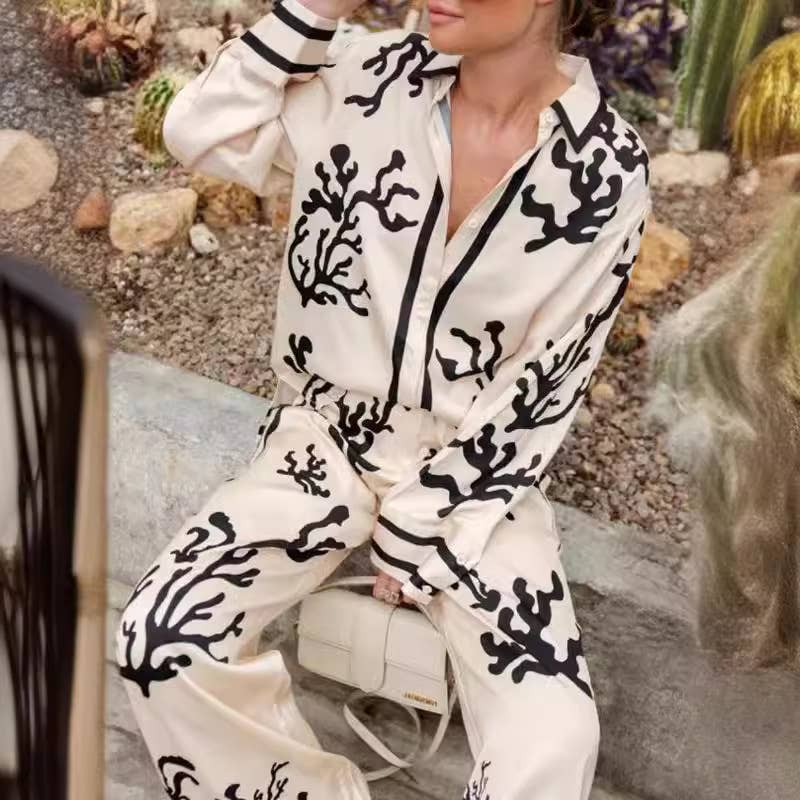 Personalized printed color matching loose suit