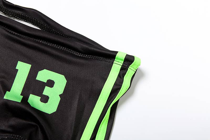 Sexy Halter Tie Dye Print Bikini Set