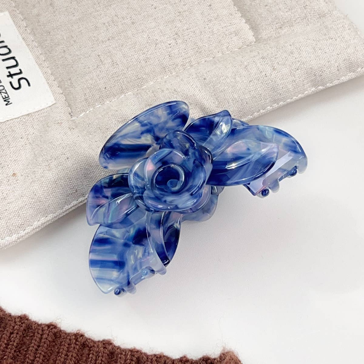 Acetic acid board flower hairpin tray hairpin