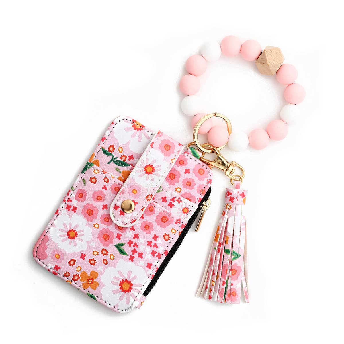 NEW ARRIVAL BRACELET FLORAL KEYCHAIN