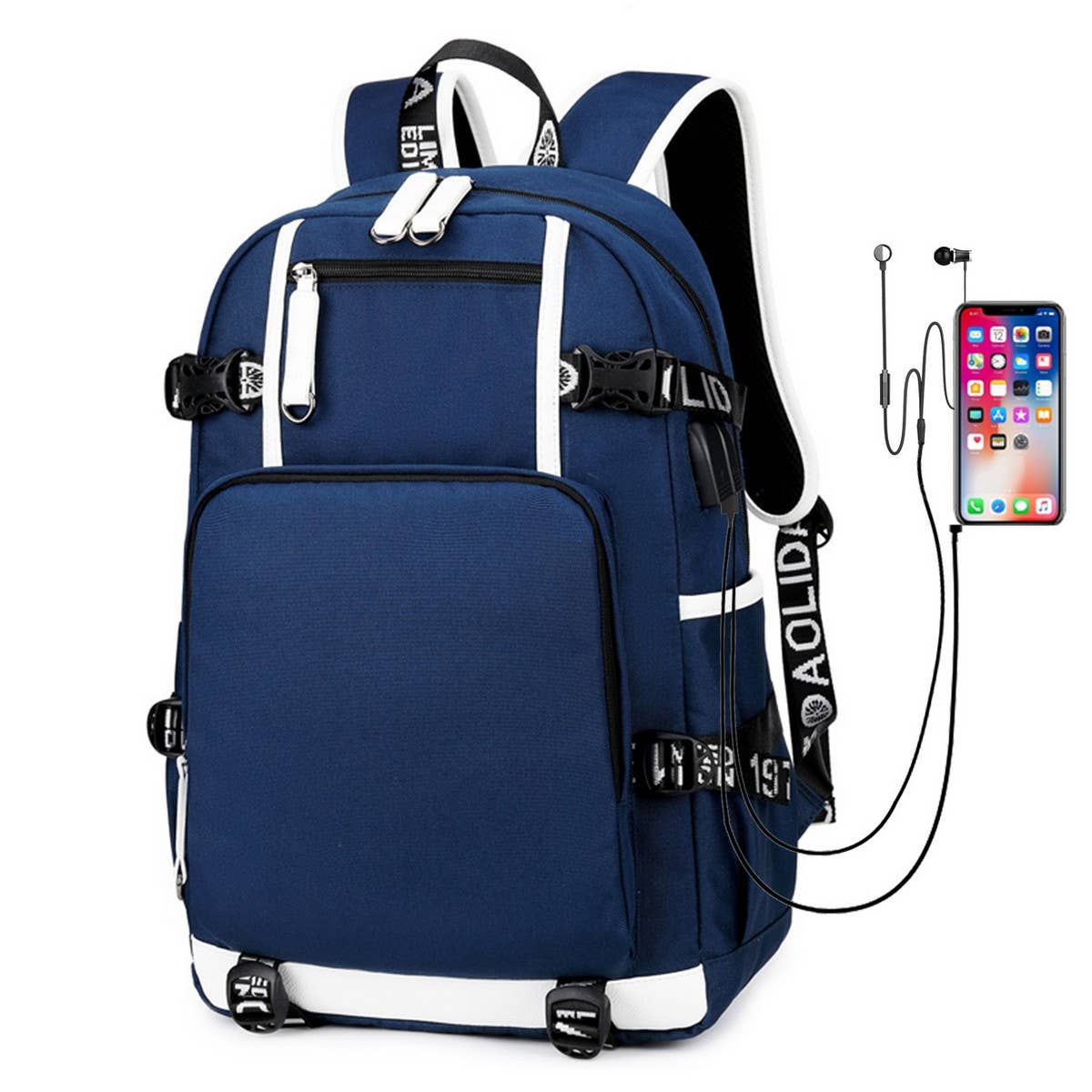 Oxford Waterproof Backpacks for School Use_CWAB5371