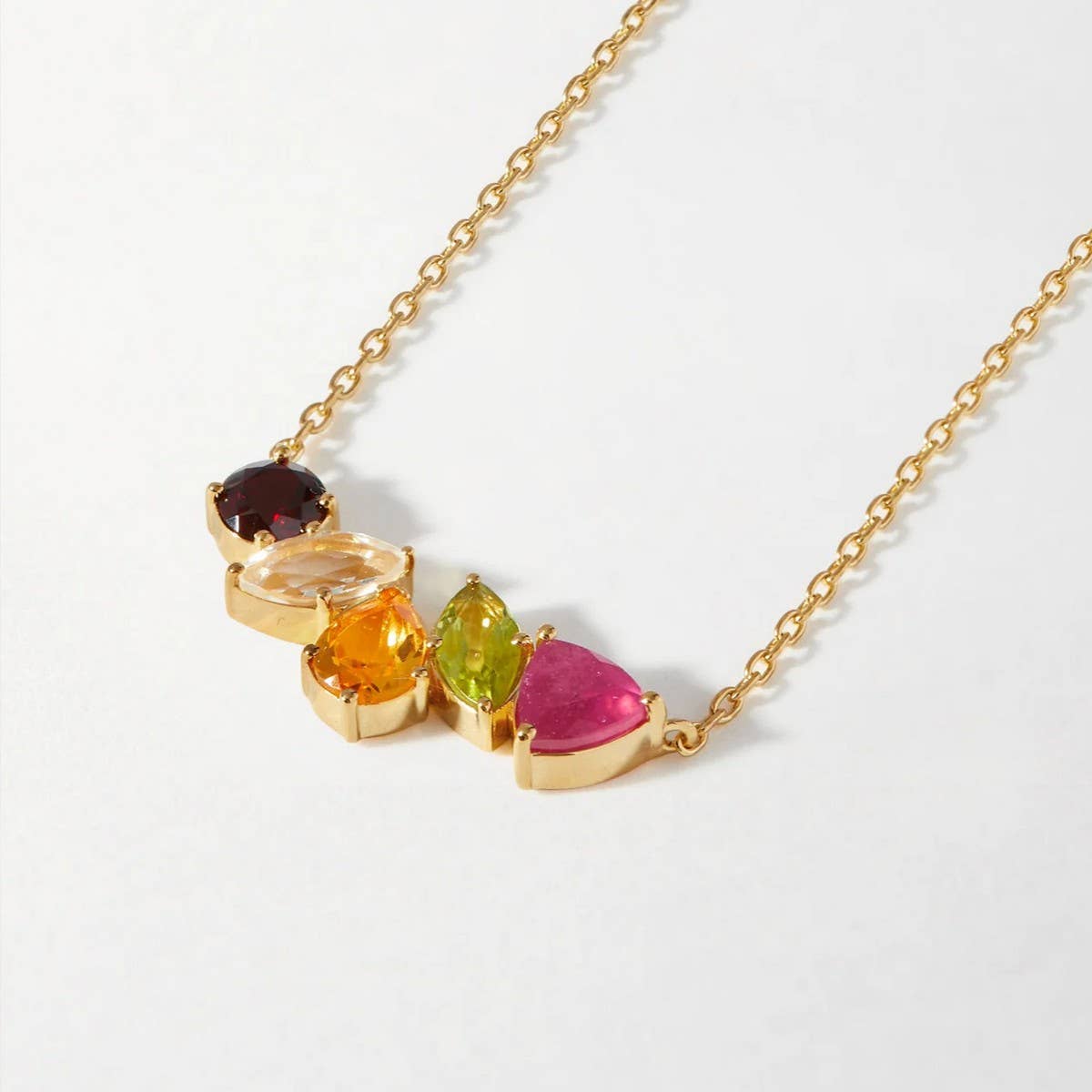 Ruby Zircon Choker Necklace ? Dainty Steel Glam