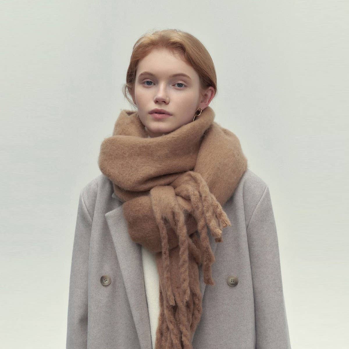 Cozy Solid Long Scarf for Women ? Fall & Winter