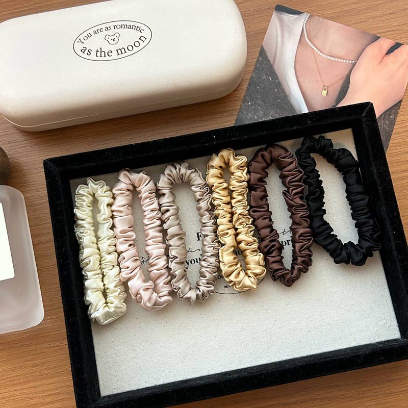 French-style fine hair rope made of mulberry silk