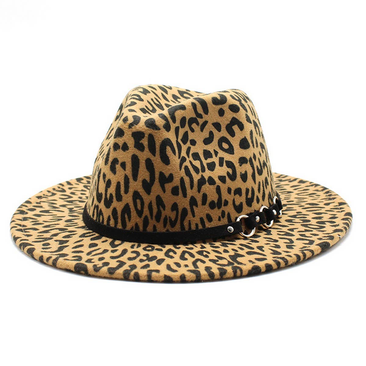 WOOLEN HAT WITH WIDE BRIM GENTLEMAN'S JAZZ HAT_CWAH2574