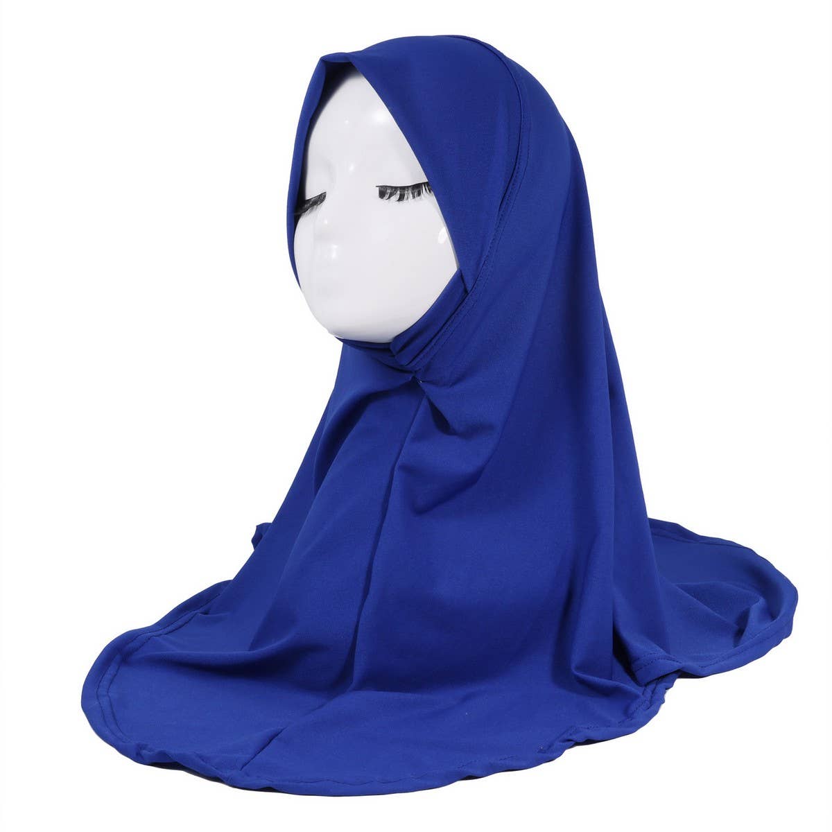 SOLID COLOR LOOSE PULLOVER ETHNIC HEADSCARF_CWASC2423