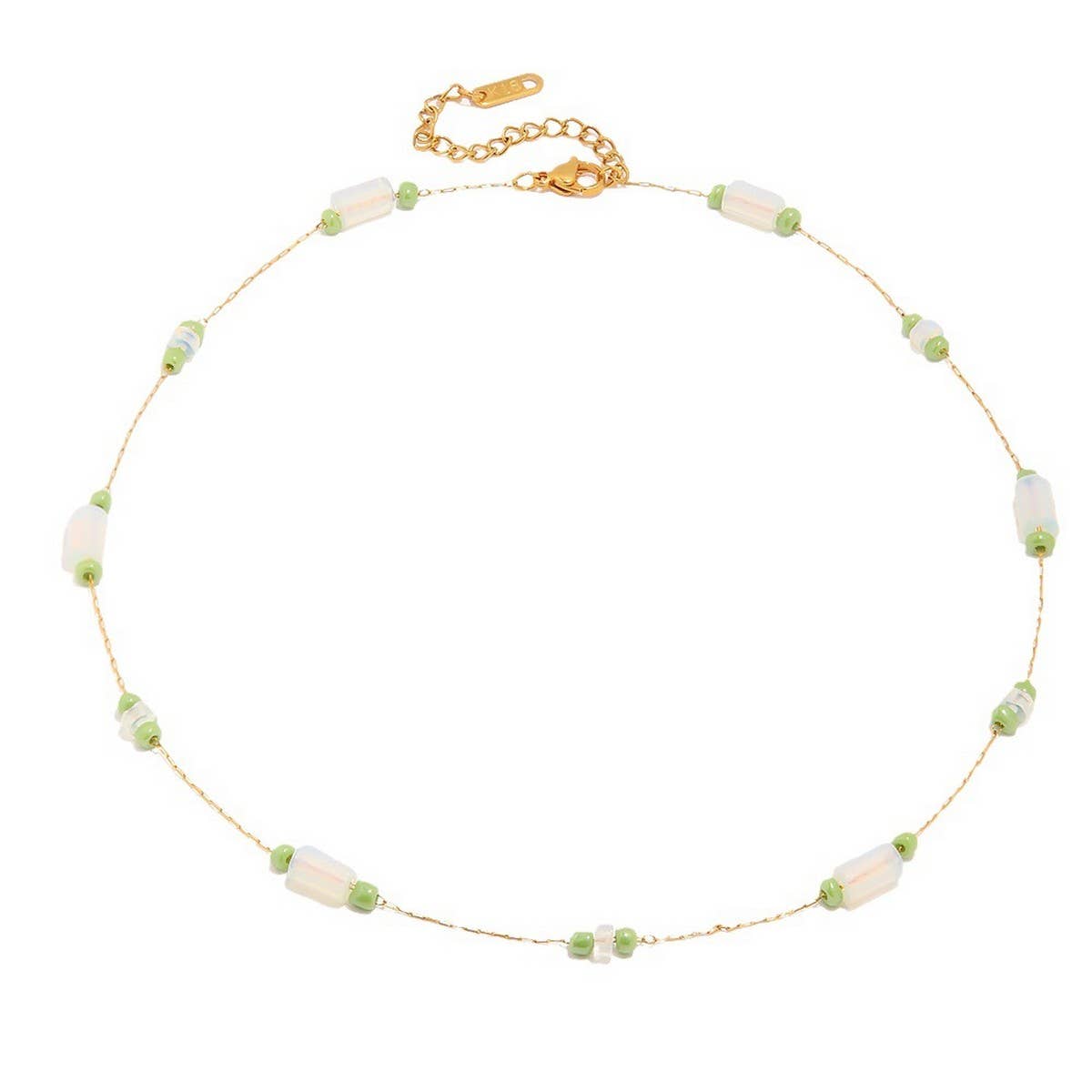 OPAL BEADED COLORFAST AND VERSATILE NECKLACE_CWAJE1426