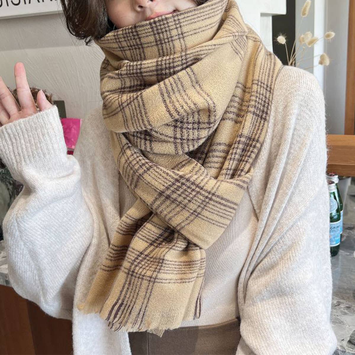 Faux Cashmere Women's Scarf - Autumn/Winter