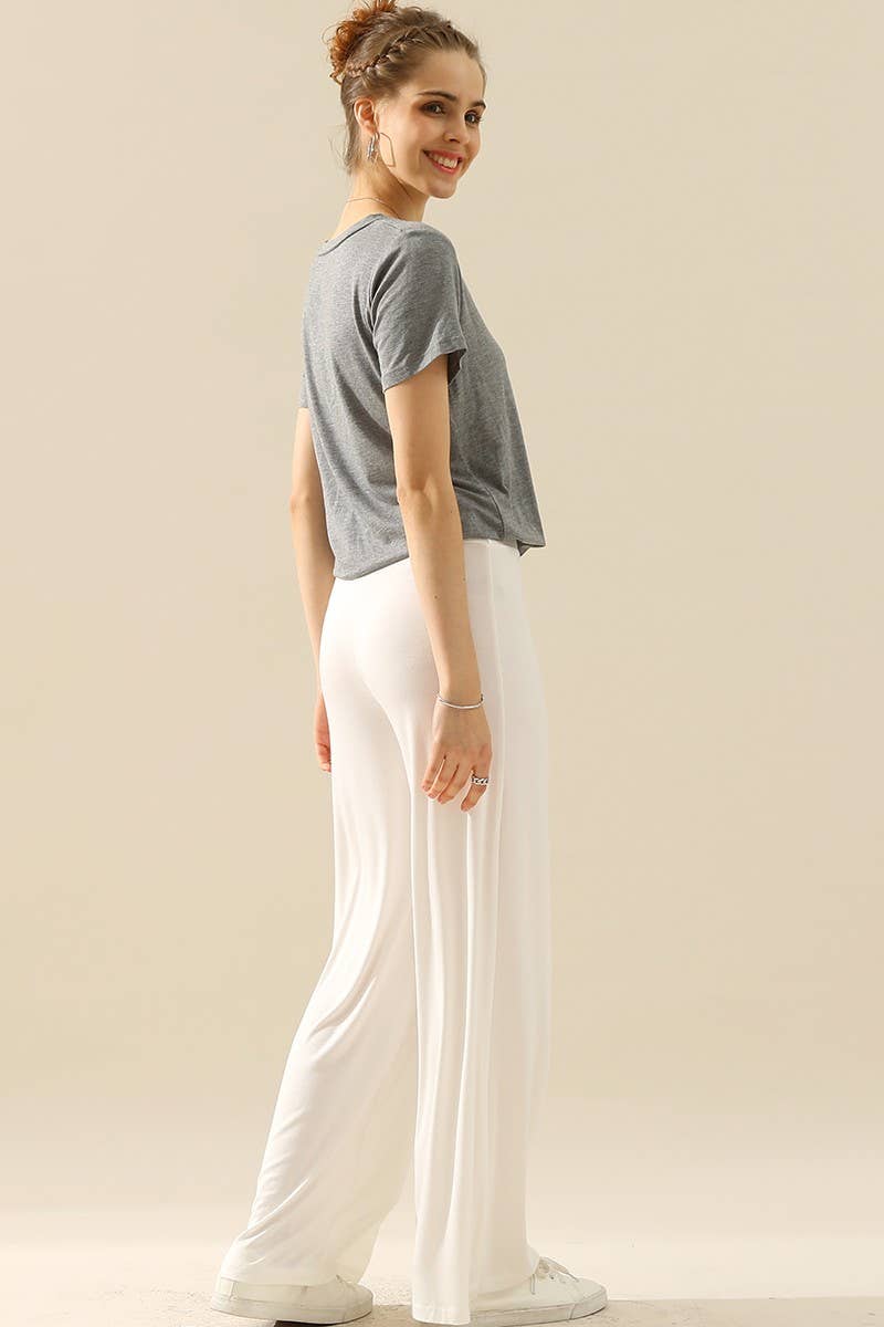 CWBLP410_HIGH WAIST WIDE LEG PALAZZO LOOSE CASUAL PANTS