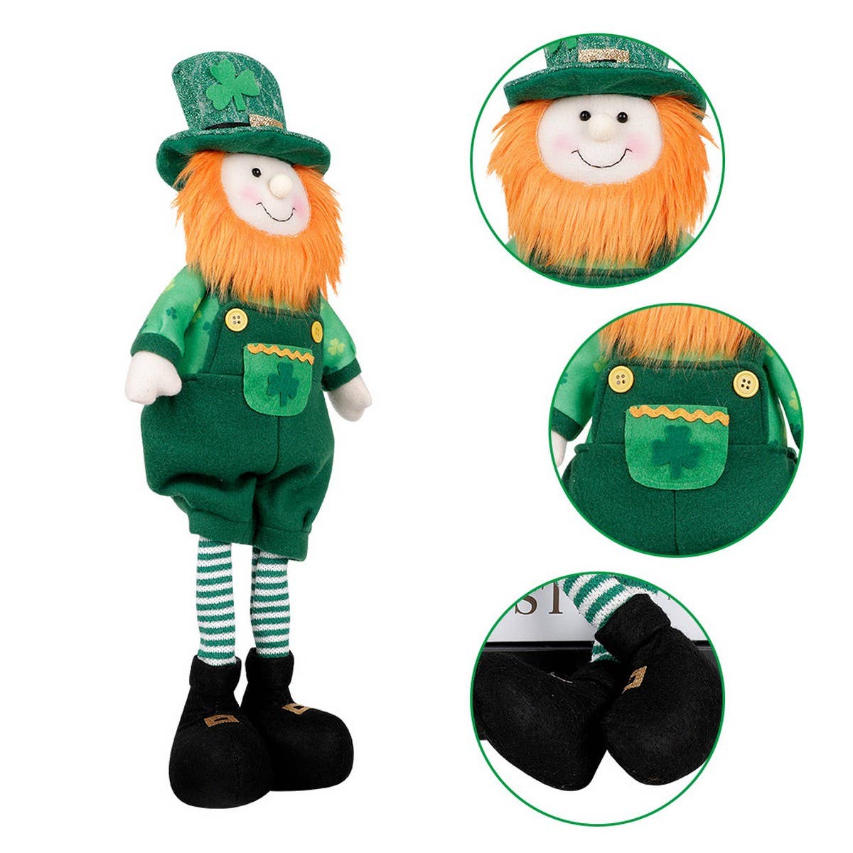 ST. PATRICK'S DAY DOLL GREEN DECORATIONS_CWMM3451