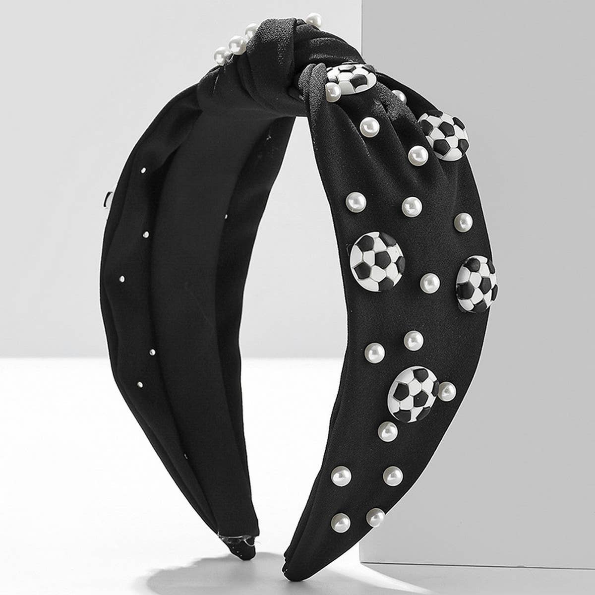 FOOTBALL BASKETBALL DECORATED PEARL HEADBAND