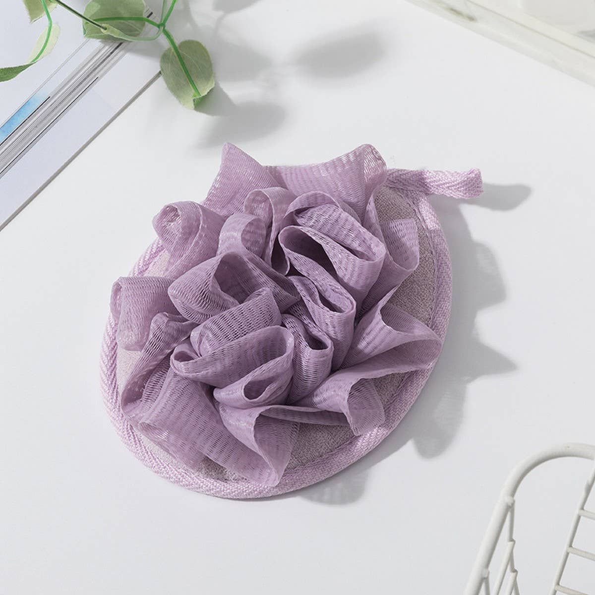 CWMM8746_SIMPLE BATH FLOWER SOFT FOAMING BATH BALL