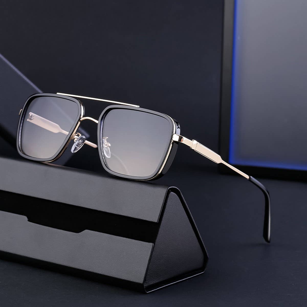 RETRO PUNK STYLE SUNGLASSES SQUARE FRAMESUNGLASSES_CWASG0600