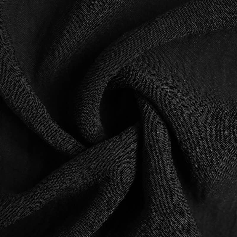 Casual commuting long loose button half skirt