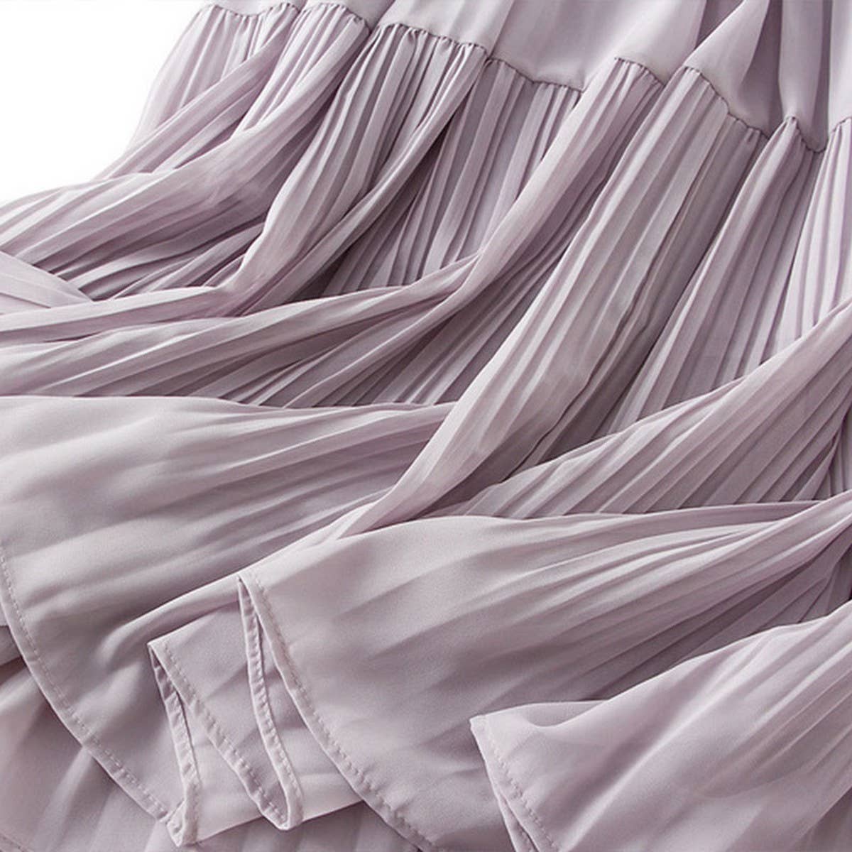 Fresh Chiffon A-Line Skirt with Youthful Vibes