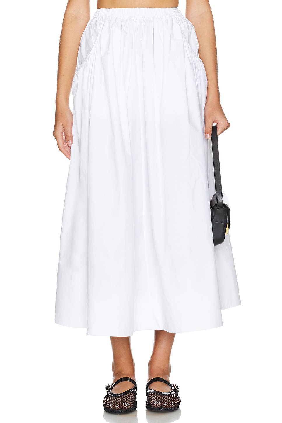 FASHIONABLE COTTON HEMP HIGH WAIST LOOSE SKIRT