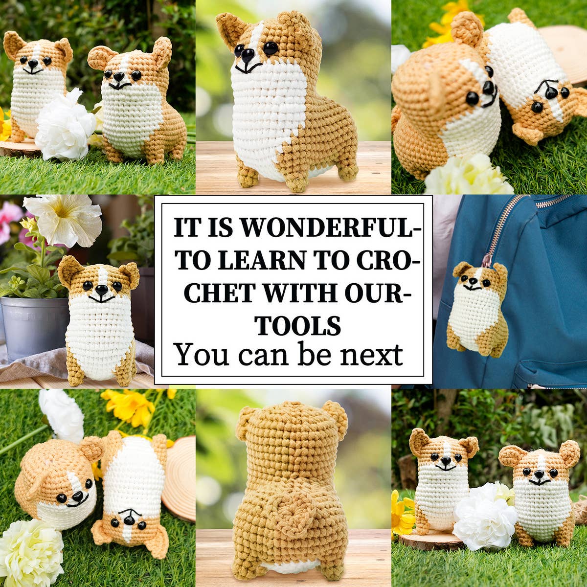 2024 NEW CORGI CROCHET DOLL MATERIAL PACKAGE_CWMM1863