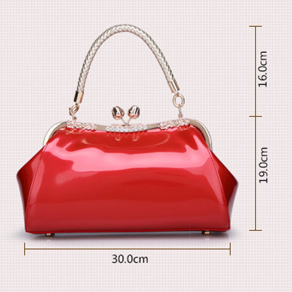 2024 NEW EVENING PATENT LEATHER TOTE BAG_CWAB2639