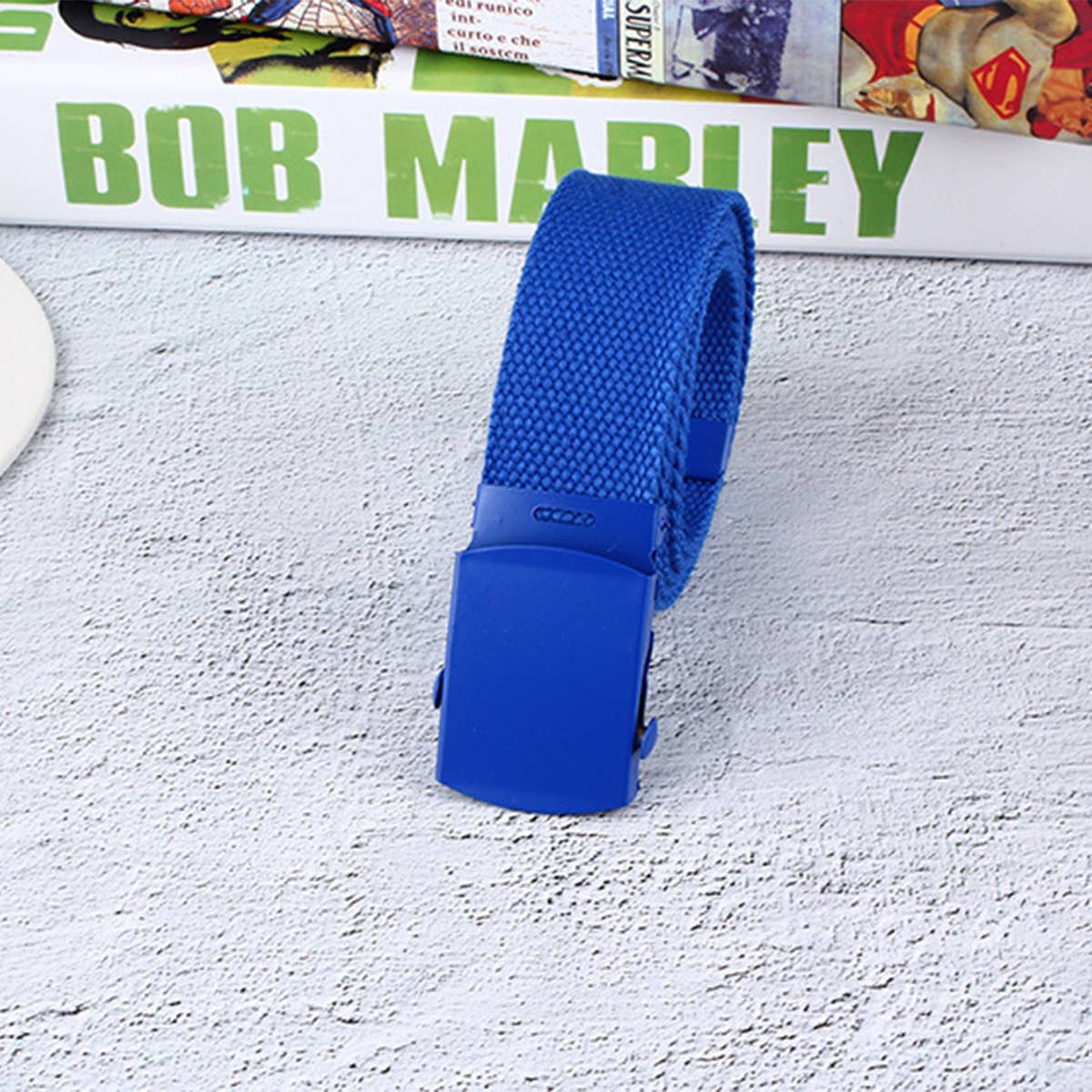 Cwabe0952_New Solid Color Versatile Spray Paint Buckle Belt