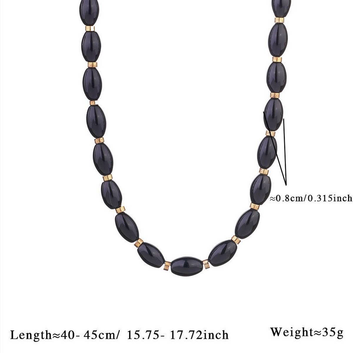 Zircon Cross Tarot Necklace with Natural Stone_CWMM7523