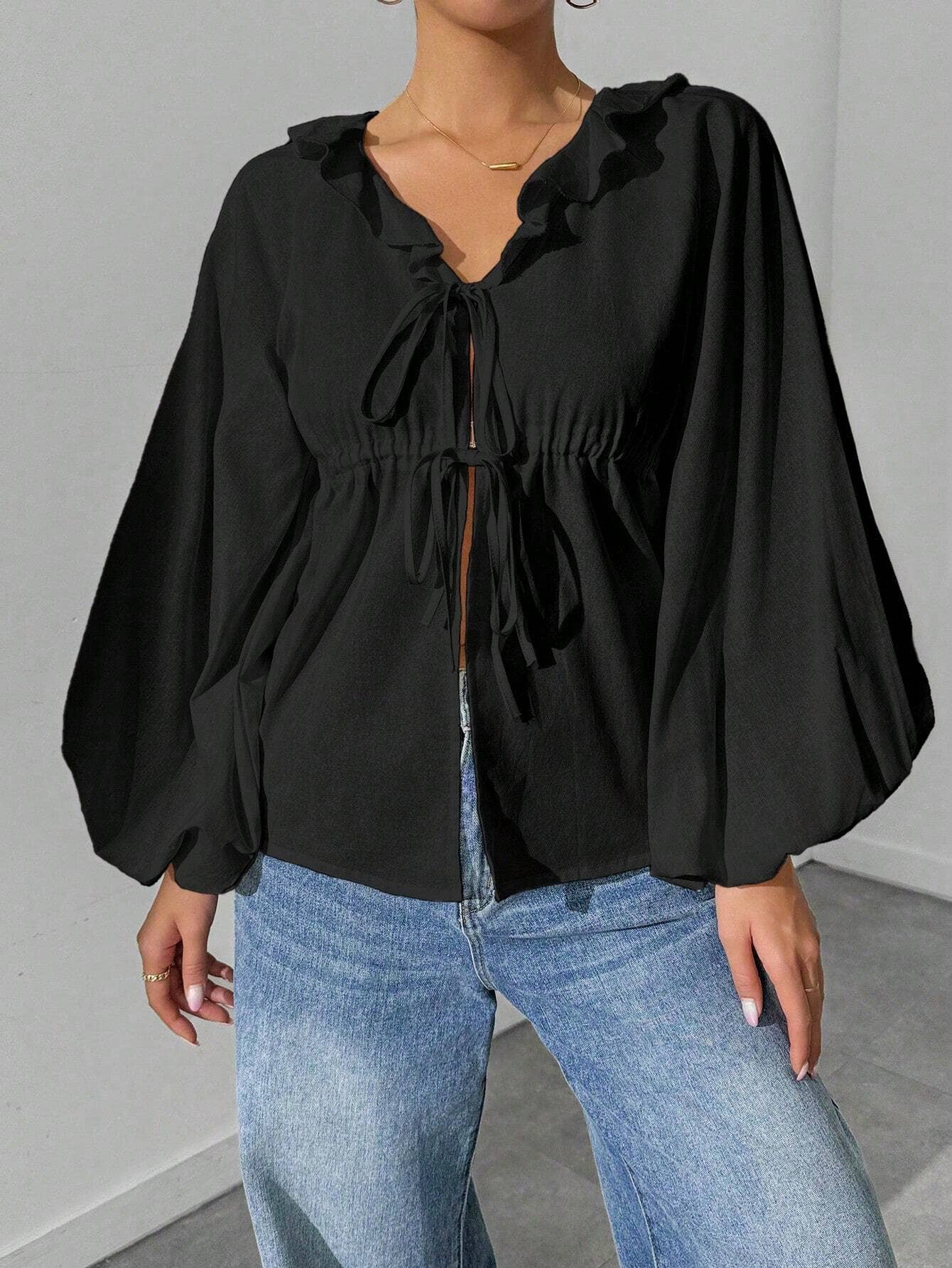 SIMPLE INTELLECTUAL STYLE BAT SLEEVE CARDIGAN