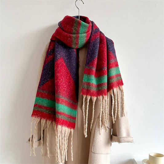 Autumn Winter Long Scarf - Thick Cozy Wrap_CWASC0974