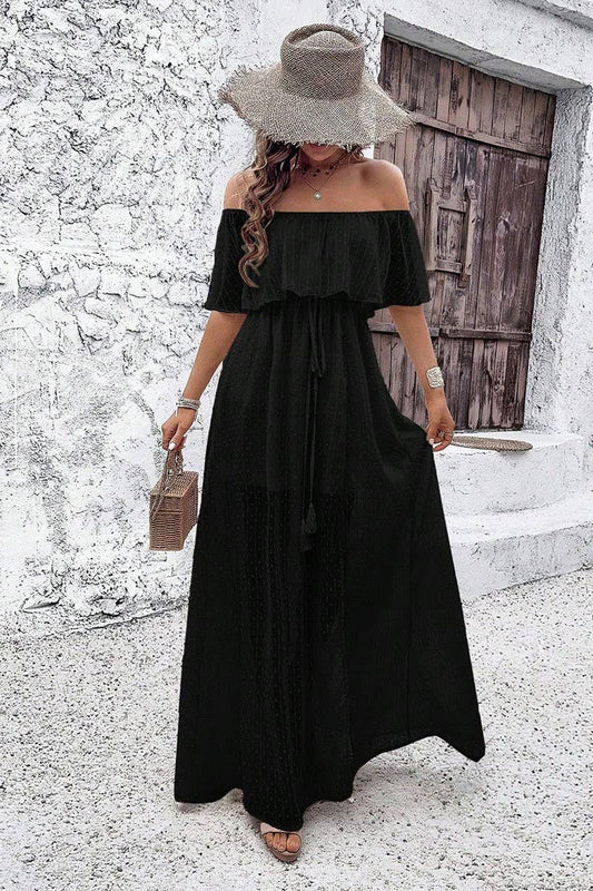 CWDMD6449_SPRING AND SUMMER ELEGANT ONE-SHOULDER DRESS