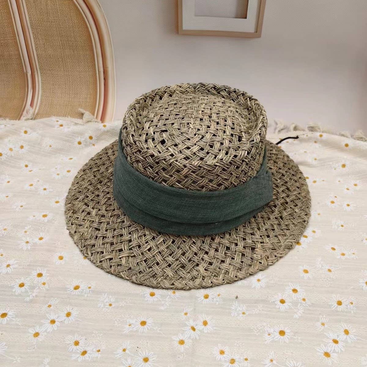 New hand-woven sun protection straw hat_CWAH3561