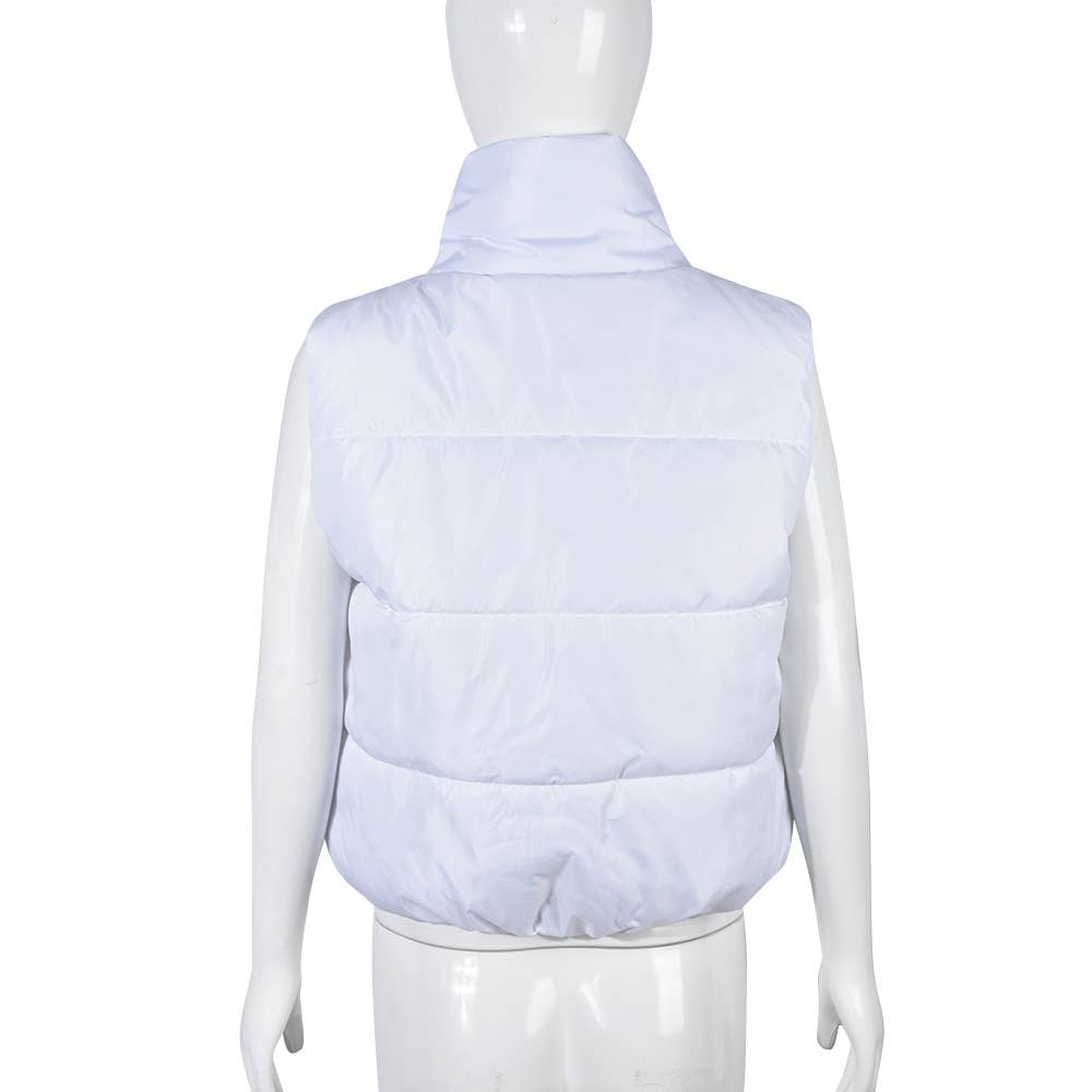 TEMPERAMENT CASUAL WARM COTTON-PADDED POCKET VEST