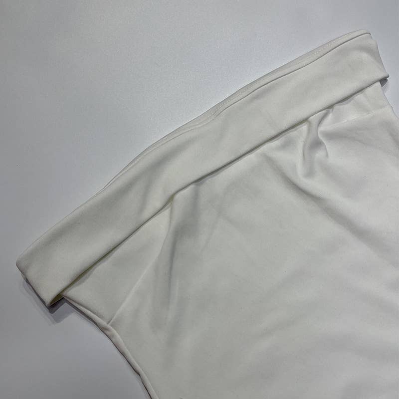 Strapless slimming stylish short 3d floral dress