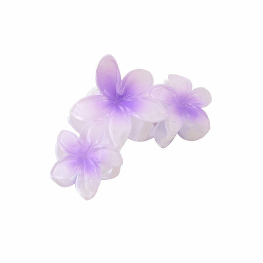 WOMEN 3 FRANGIPANI LARGE HAIRPIN SHARK HAIRPIN_CWAHA0951