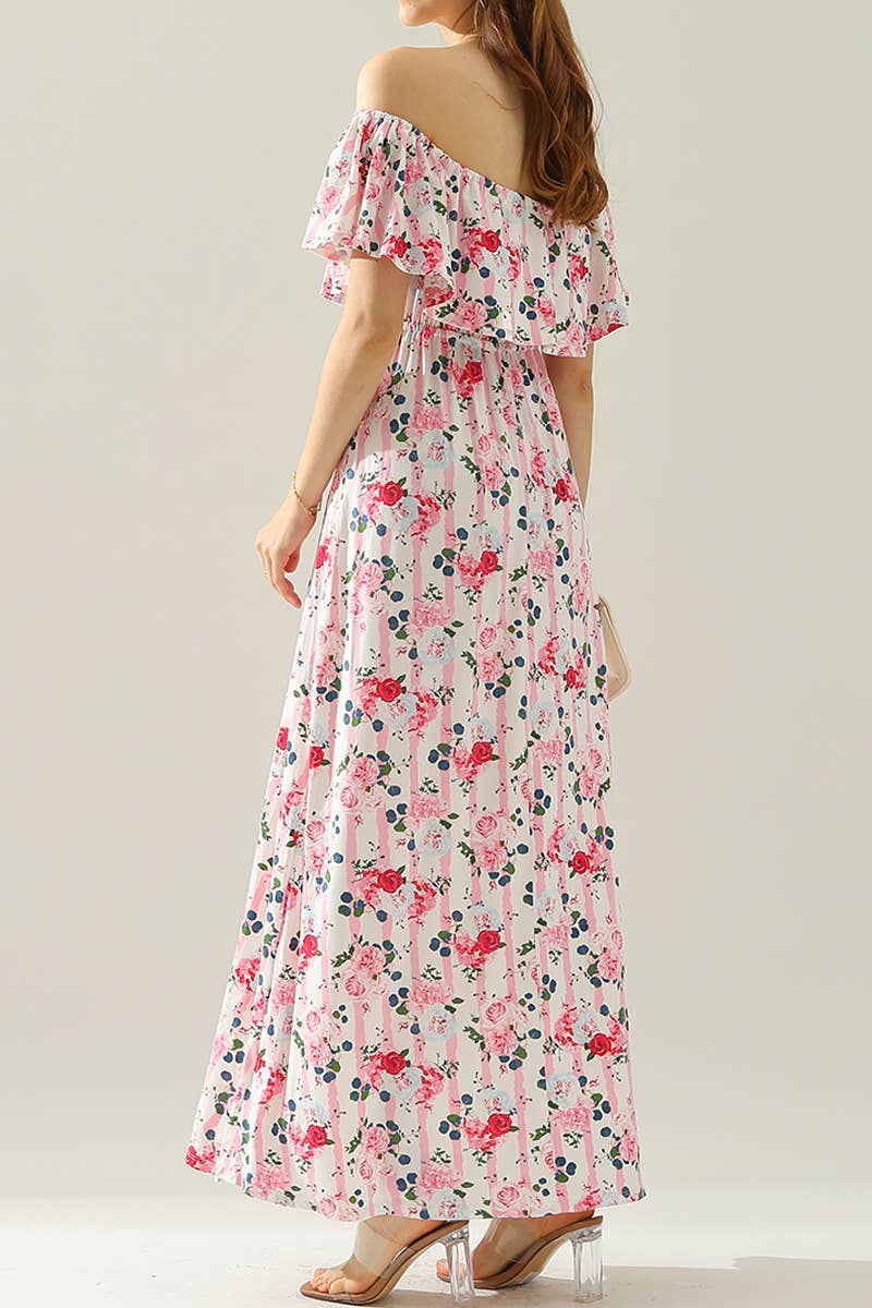 CWDMD541_OFF THE SHOULDER LAYERED MAXI DRESS