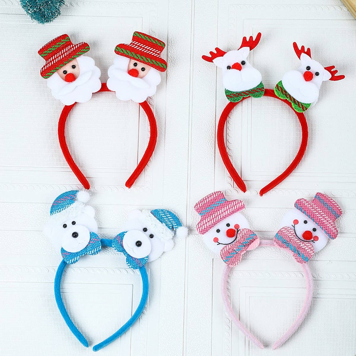 CHRISTMAS CARTOON HAIRPIN CHRISTMAS HEADBAND