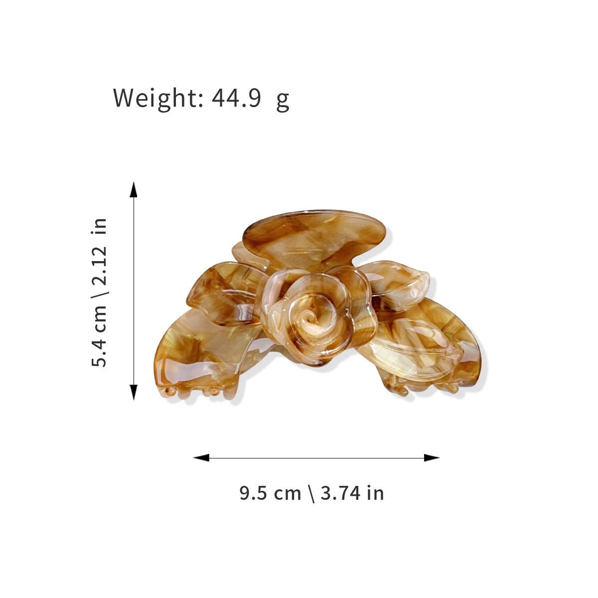 Acetic acid board flower hairpin tray hairpin