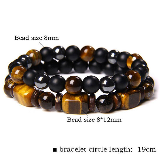 CWAJE3880_FACETED STONE BRAIDED COMBINATION BRACELET