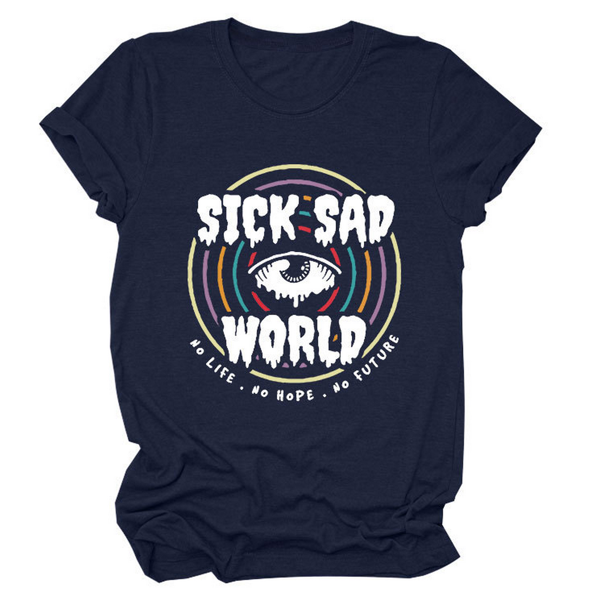 Simple Crew Neck Tee ??Comfortable Fit_CWTTS1532